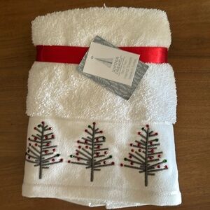 Christmas hand towels
